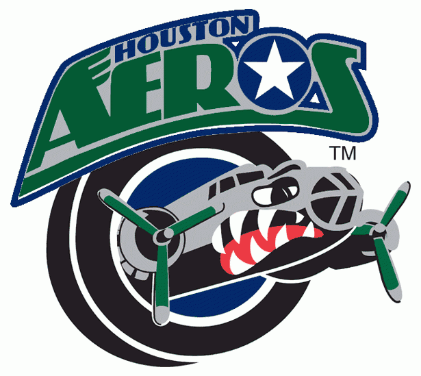 Houston Aeros 1994 95-2000 01 Primary Logo iron on transfers for clothing